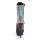 Regenbogen 15 cm DELIGHT-1020REFL pole dance stiefeletten