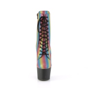 Regenbogen 18 cm ADORE-1020REFL-02 pole dance stiefeletten