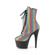 Regenbogen 18 cm ADORE-1020REFL-02 pole dance stiefeletten