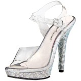 Rhinestones 13 cm LIP-108DM Womens Shoes with High Heels