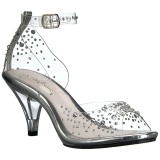 Rhinestones 8 cm BELLE-330RS high heeled sandals