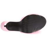 Rosa 10 cm CLASSIQUE-01F damen pantoletten mit marabou federn