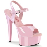 Rosa 15 cm GLEAM-609 plateauschuhe high heels