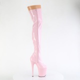 Rosa 20 cm FLAMINGO-3000 overknee stiefel mit plateausohle