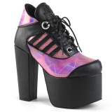 Rosa Hologramm 14 cm TORMENT-216 lolita plateau stiefeletten