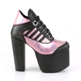 Rosa Hologramm 14 cm TORMENT-216 lolita plateau stiefeletten