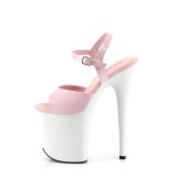 Rosa plateau 20 cm FLAMINGO-809 pleaser high heels