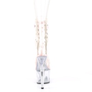 Rosa transparent 18 cm ADORE-1020C-2 exotic pole dance stiefeletten