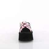 Rose 9 cm DEMONIA FUNN-15 emo gothic platform mules