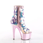 Rose Sequins 18 cm ADORE-1031SSQ pleaser ankle boots with platform