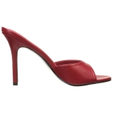 Rot 10 cm CLASSIQUE-01 damen pantoletten schuhe