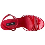 Rot 15 cm DOMINA-108 high heels für männer