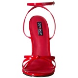 Rot 15 cm Devious DOMINA-108 Sandaletten mit high heels