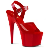 Rot 18 cm ADORE-708N High Heels Plateauschuhe