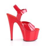 Rot 18 cm ADORE-708N High Heels Plateauschuhe