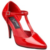 Rot Lack 10,5 cm VANITY-415 Herren High Heel Pumps