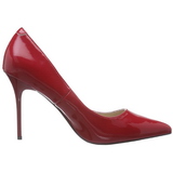 Rot Lack 10 cm CLASSIQUE-20 High Heels Pumps für Männer