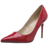 Rot Lack 10 cm CLASSIQUE-20 High Heels Pumps für Männer