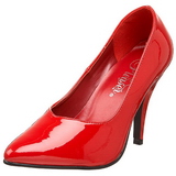 Rot Lack 10 cm DREAM-420 High Heels Pumps für Männer