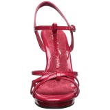Rot Lack 12 cm FLAIR-420 High Heels Damenschuhe für Herren