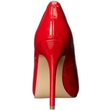 Rot Lack 13 cm AMUSE-20 High Heels Pumps für Männer