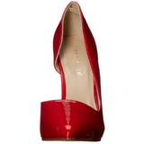 Rot Lack 13 cm AMUSE-22 High Heels Pumps für Männer