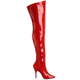 Rot Lack 13 cm SEDUCE-3000 overknee high heels stiefel