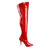 Rot Lack 13 cm SEDUCE-3010 overknee high heels stiefel