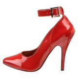 Rot Lack 13 cm SEDUCE-431 Herren Stiletto Pumps