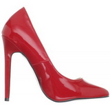 Rot Lack 13 cm SEXY-20 spitze pumps mit stiletto absatz