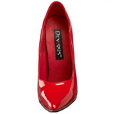 Rot Lack 15 cm SCREAM-01 Damen Pumps Stiletto Absatz