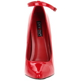 Rot Lack 16 cm DAGGER-12 Damen Pumps Stiletto Absatz