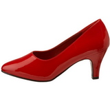 Rot Lack 8 cm DIVINE-420W Herren High Heel Pumps