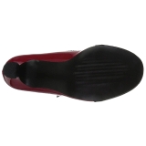 Rot Lackleder 7,5 cm JENNA-06 grosse grössen pumps schuhe