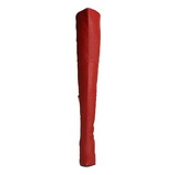 Rot Leder 13 cm LEGEND-8899 Overknee Stiefel für Männer