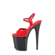 Rot plateau 20 cm FLAMINGO-809-2 pleaser high heels