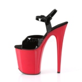 Rot plateau 20 cm FLAMINGO-809 pleaser high heels