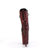 Rot schlangenmuster 20 cm 1040SPF exotic pole dance stiefeletten