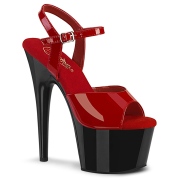 Rote plateau 18 cm ADORE-709 pleaser high heels