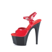 Rote plateau 18 cm ADORE-709 pleaser high heels