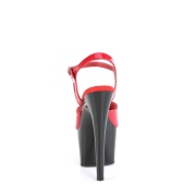 Rote plateau 18 cm ADORE-709 pleaser high heels