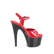 Rote plateau 18 cm ADORE-709 pleaser high heels