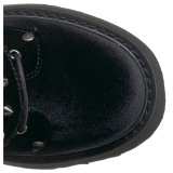 Samt 9 cm DAMNED-225 plateau damenstiefel mit schnalle
