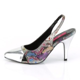 Schlangenmuster 10 cm DREAM-405 slingback pumps für männer