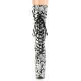 Schlangenmuster 20 cm FLAMINGO-1050SP exotic pole dance stiefeletten