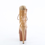 Schnürboots 18 cm ADORE-1020DC platform high heels boots toffee