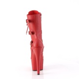 Schnürboots 18 cm ADORE-1043 platform high heels boots vegan rote