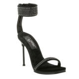 Schwarz 11,5 cm CHIC-40 fabulicious sandaletten mit stiletto absatz