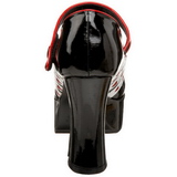 Schwarz 11 cm QUEEN-55 Damenschuhe mit hohem Absatz