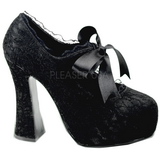 Schwarz 13 cm DEMON-11 lolita gothic plateauschuhe